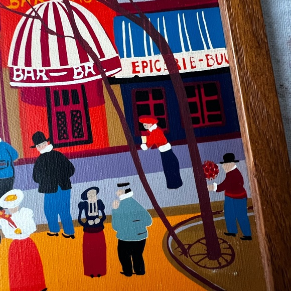 Colorful Moulin Rouge Framed Painting - Picture 7 of 12